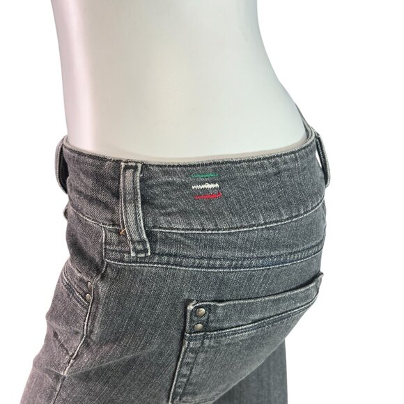 DIESEL Ronhar Black Stretch Bootcut Denim Jeans Made in Italy Size W28 x L32 - Picture 6 of 11